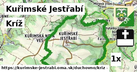 Kríž, Kuřimské Jestřabí