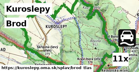 Brod, Kuroslepy