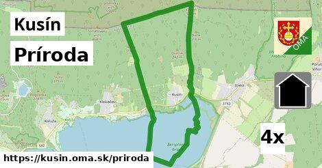 príroda v Kusín