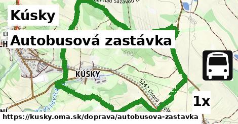 Autobusová zastávka, Kúsky