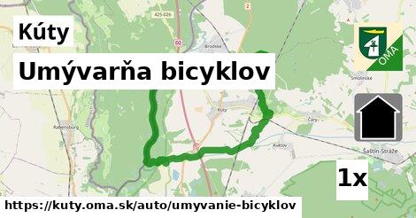 umývarňa bicyklov v Kúty