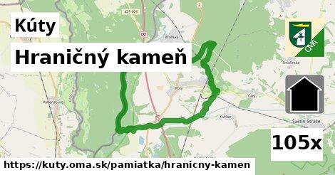 Hraničný kameň, Kúty