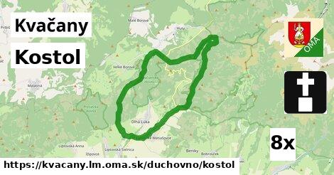 Kostol, Kvačany, okres LM