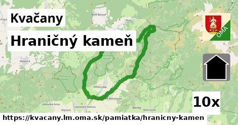 Hraničný kameň, Kvačany, okres LM