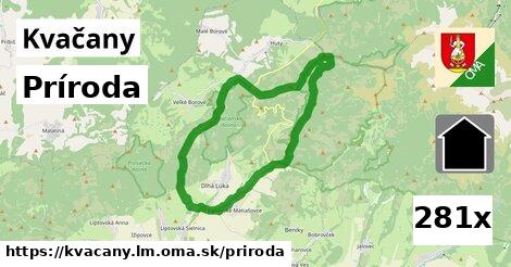 príroda v Kvačany, okres LM