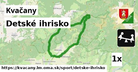 Detské ihrisko, Kvačany, okres LM