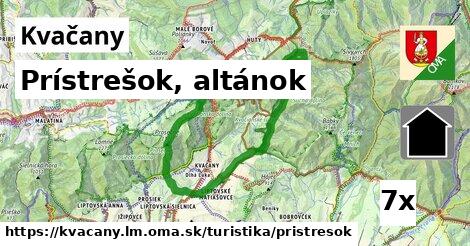 Prístrešok, altánok, Kvačany, okres LM