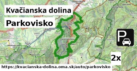 Parkovisko, Kvačianska dolina