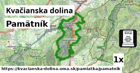 Pamätník, Kvačianska dolina