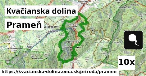 Prameň, Kvačianska dolina