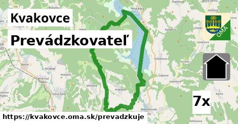 prevádzkovateľ v Kvakovce