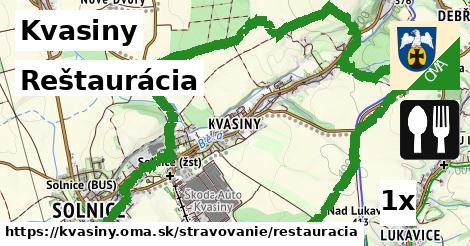 Reštaurácia, Kvasiny