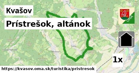 Prístrešok, altánok, Kvašov