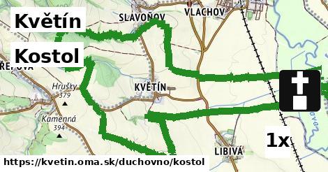 Kostol, Květín
