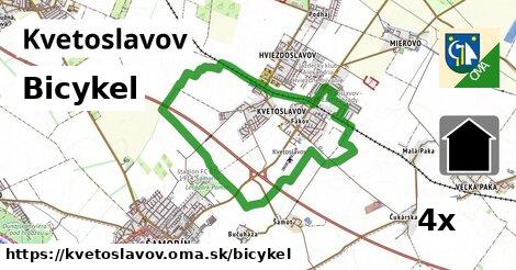 bicykel v Kvetoslavov