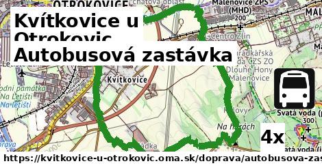 Autobusová zastávka, Kvítkovice u Otrokovic