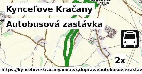 Autobusová zastávka, Kynceľove Kračany