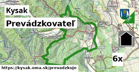 prevádzkovateľ v Kysak