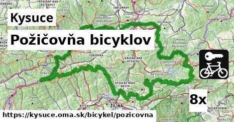 Požičovňa bicyklov, Kysuce