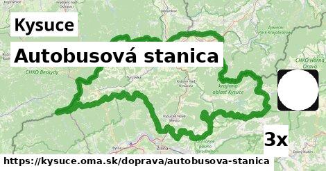 Autobusová stanica, Kysuce