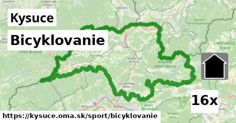 Bicyklovanie, Kysuce