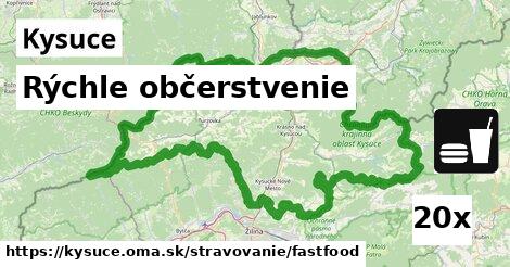 Rýchle občerstvenie, Kysuce