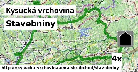 Stavebniny, Kysucká vrchovina