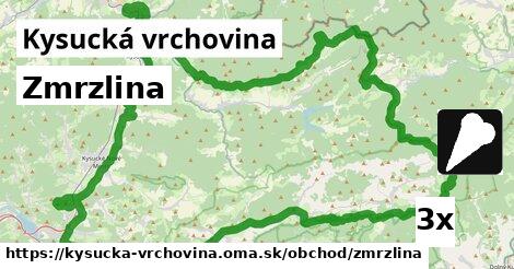 Zmrzlina, Kysucká vrchovina