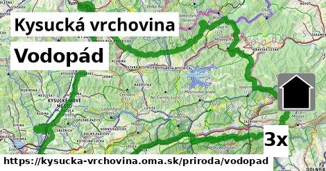 Vodopád, Kysucká vrchovina