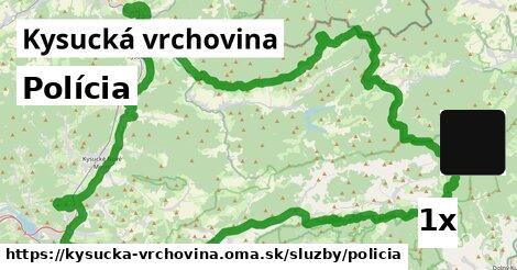 Polícia, Kysucká vrchovina