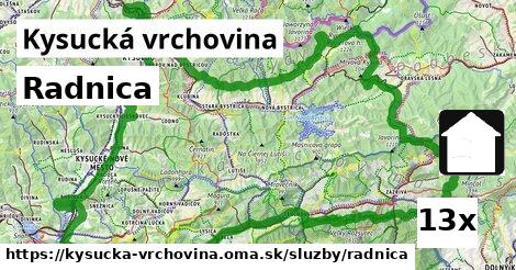 Radnica, Kysucká vrchovina