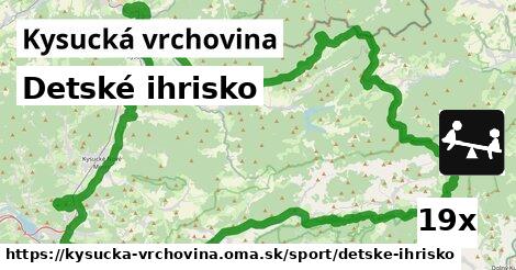 Detské ihrisko, Kysucká vrchovina