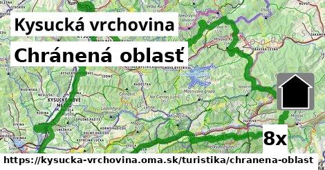 Chránená oblasť, Kysucká vrchovina
