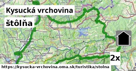 štôlňa, Kysucká vrchovina