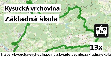 Základná škola, Kysucká vrchovina