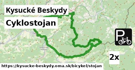 Cyklostojan, Kysucké Beskydy