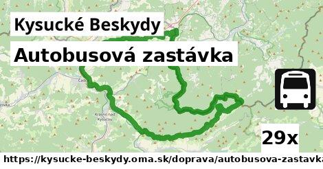 Autobusová zastávka, Kysucké Beskydy