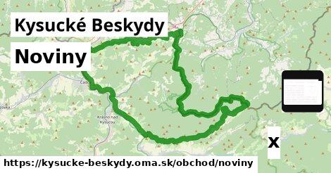 Noviny, Kysucké Beskydy