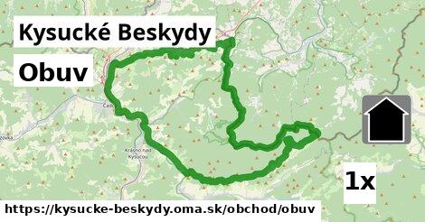 Obuv, Kysucké Beskydy