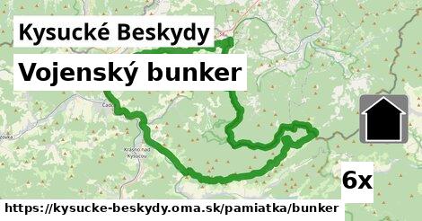 Vojenský bunker, Kysucké Beskydy