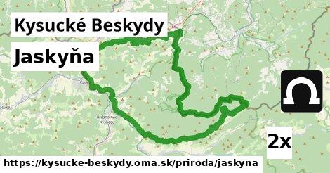 Jaskyňa, Kysucké Beskydy