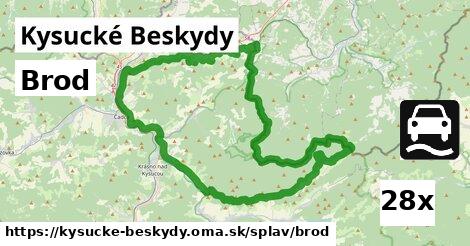 Brod, Kysucké Beskydy