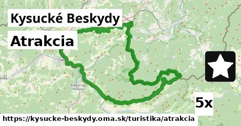 Atrakcia, Kysucké Beskydy