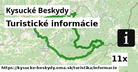Turistické informácie, Kysucké Beskydy