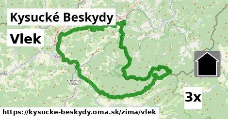 Vlek, Kysucké Beskydy