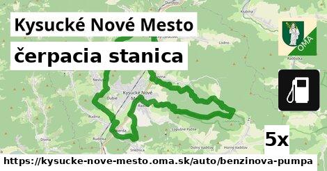 čerpacia stanica, Kysucké Nové Mesto