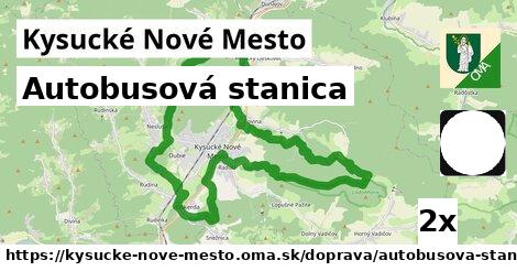 autobusová stanica v Kysucké Nové Mesto