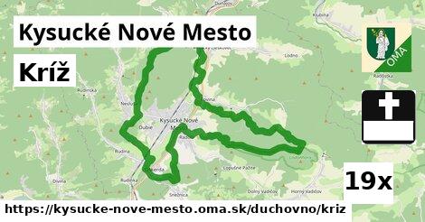 Kríž, Kysucké Nové Mesto