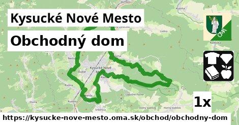 obchodný dom v Kysucké Nové Mesto