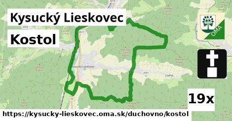 Kostol, Kysucký Lieskovec